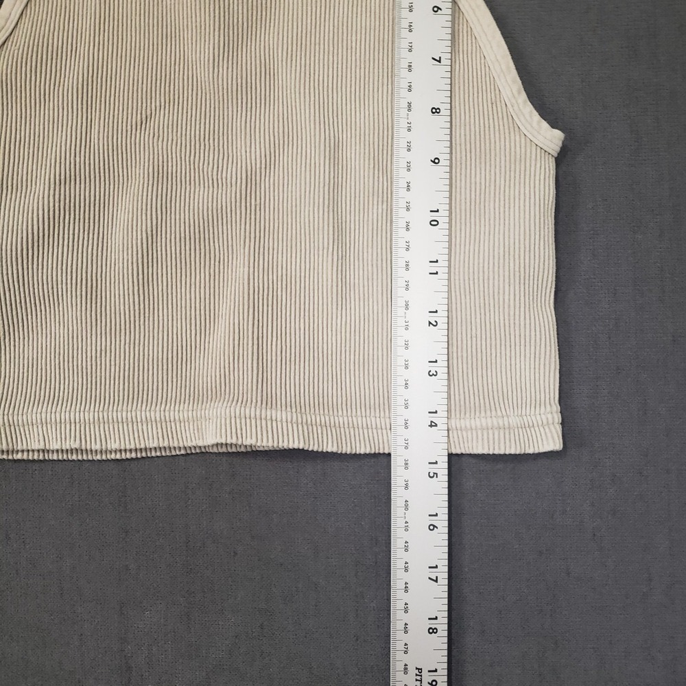 Free People Movement Ribbed Tank Womens Size Medium Taupe - Picture 4 of 9